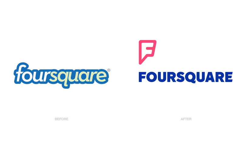 Foursquare logo - Fonts In Use