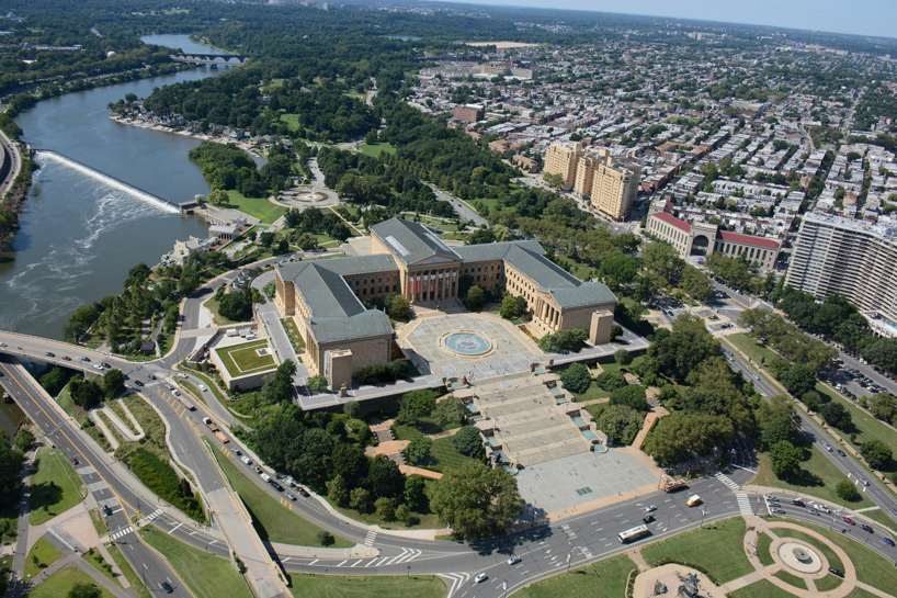frank gehry philadelphia museum of art masterplan designboom