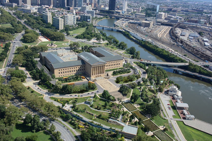 frank gehry philadelphia museum of art masterplan designboom