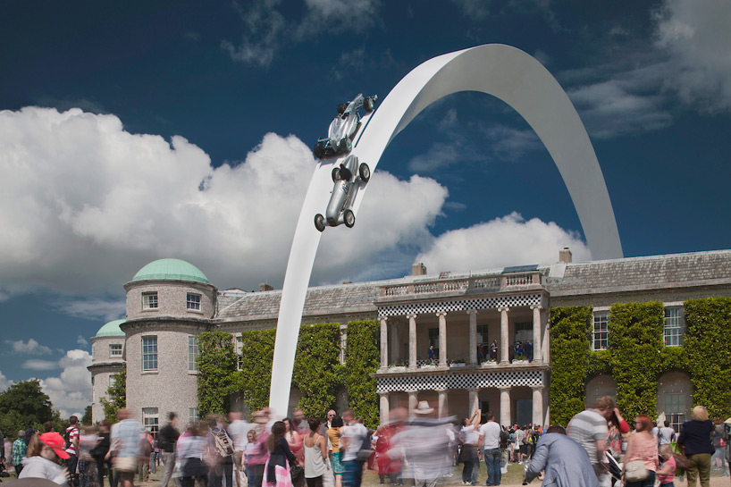 gerry judah mercedes-benz goodwood festival of speed 2014 designboom