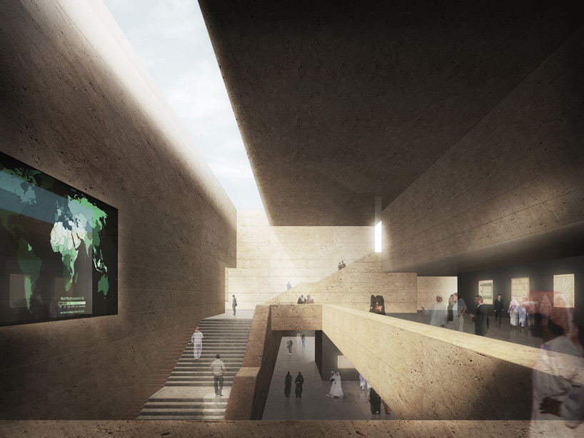gmp architekten noble quran oasis designboom