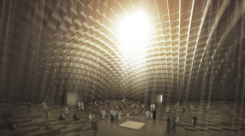 gmp architekten noble quran oasis designboom