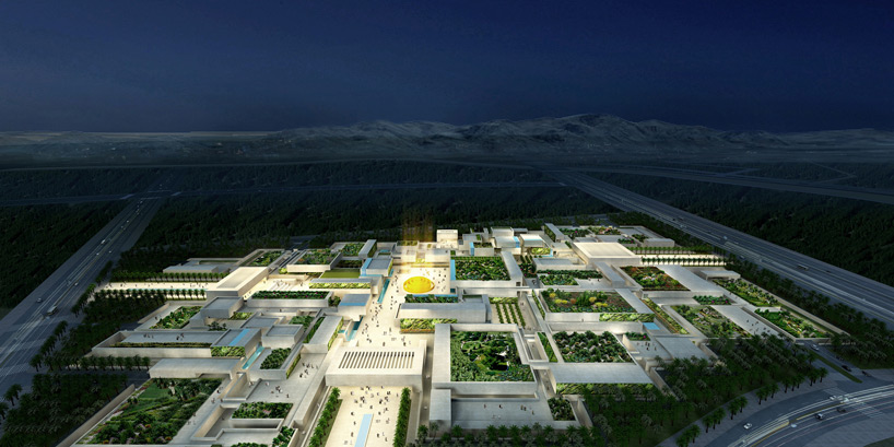 gmp architekten noble quran oasis designboom