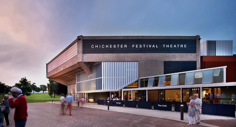 haworth tompkins chichester festival theatre designboom