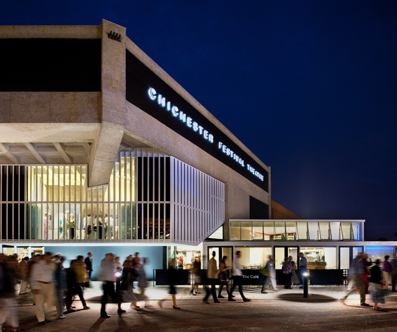 haworth tompkins chichester festival theatre designboom