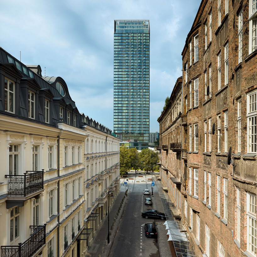 helmut jahn cosmopolitan twarda tower warsaw poland designboom