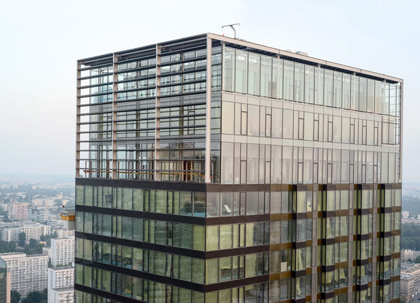 helmut jahn cosmopolitan twarda tower warsaw poland designboom