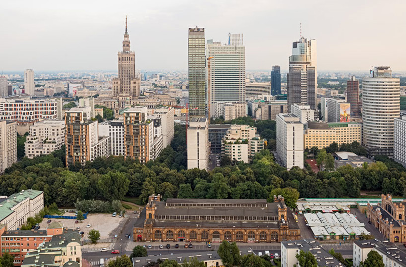 helmut jahn cosmopolitan twarda tower warsaw poland designboom