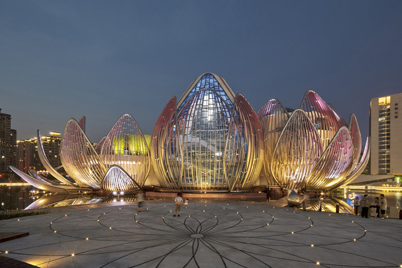 the lotus building by studio505 blooms in wujin china the lotus building by studio505 blooms in wujin china