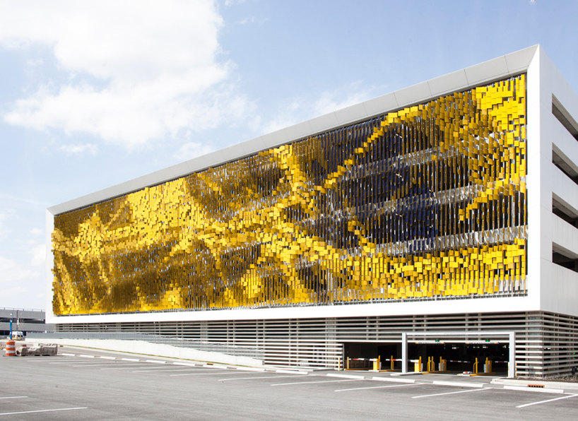dynamic facade system at eskenazi hospital, indianapolis by urbana architecture