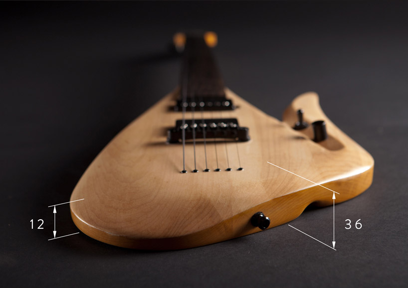 rapolas grazys lava guitar fretless electric