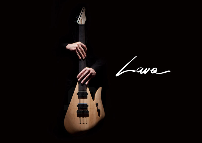 rapolas grazys lava guitar fretless electric