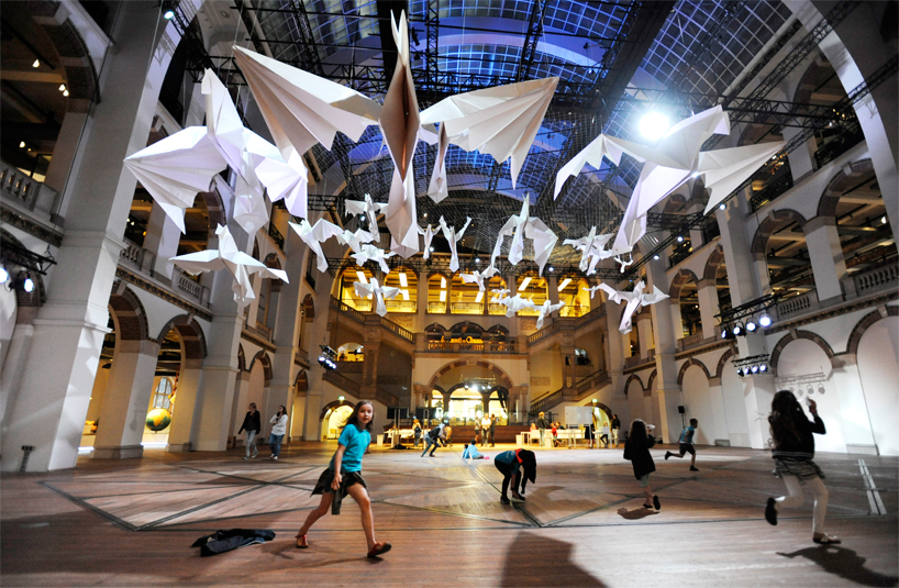 sipho mabona origami birds tropemuseum designboom 