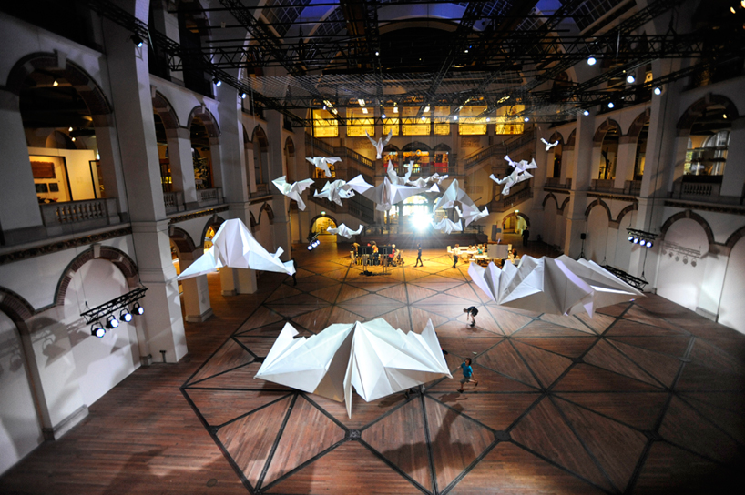 sipho mabona origami birds tropemuseum designboom 