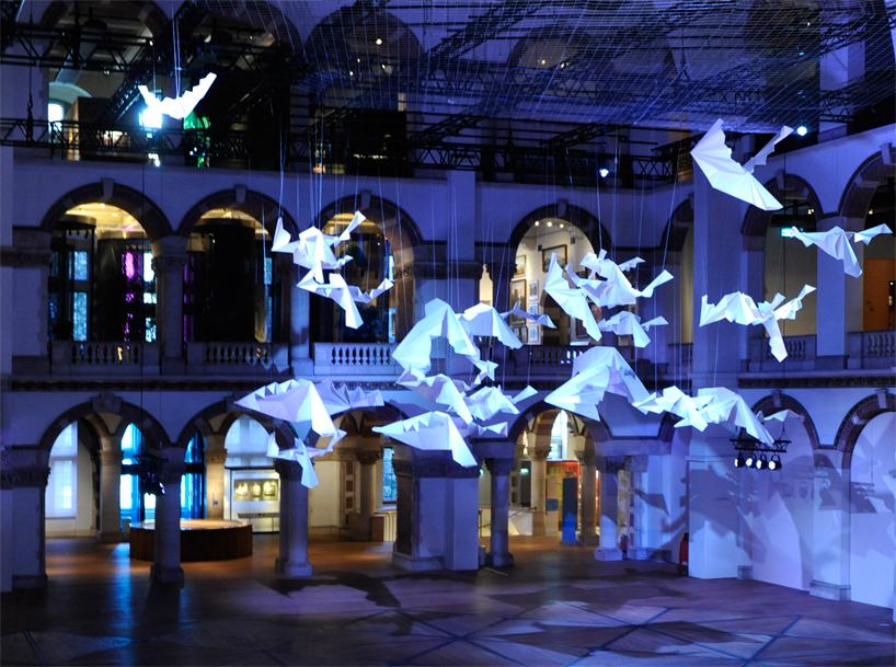 sipho mabona origami birds tropemuseum designboom 