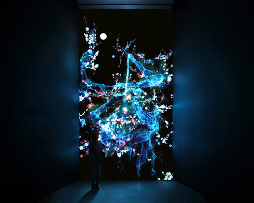 seven digital experiences by teamlab surround viewers at pace gallery