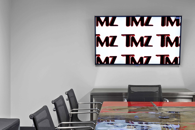 rapt studio designs TMZ office in LA, a 9,000-square-foot newsroom