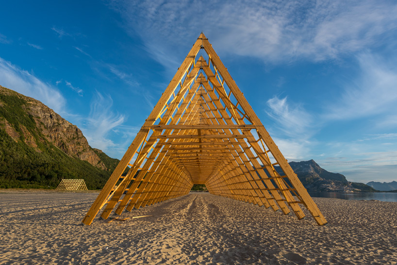 rintala eggertsson architects salt festival installations norway designboom
