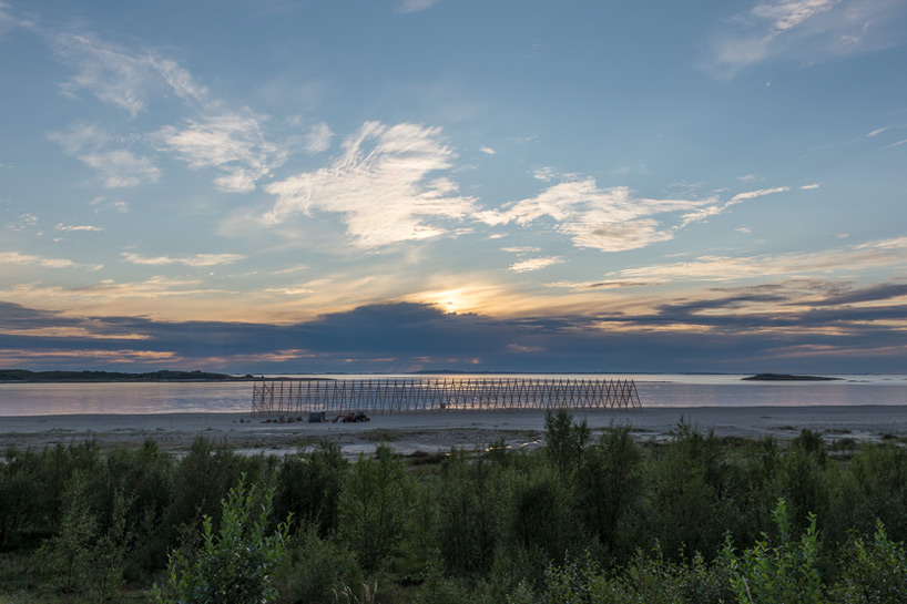 rintala eggertsson architects salt festival installations norway designboom