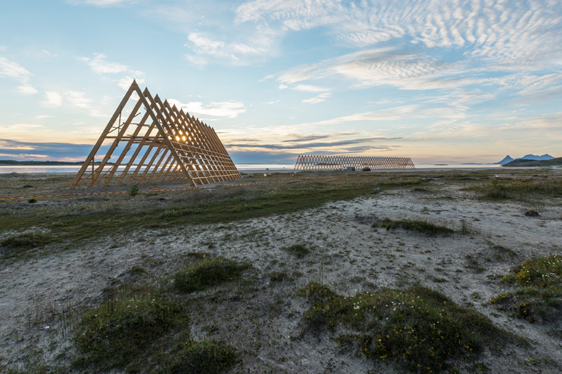 rintala eggertsson architects salt festival installations norway designboom