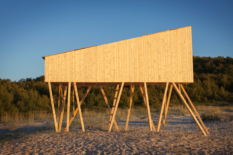 rintala eggertsson architects salt festival installations norway designboom