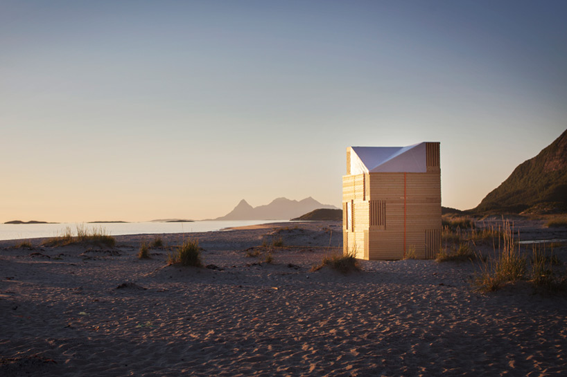 rintala eggertsson architects salt festival installations norway designboom