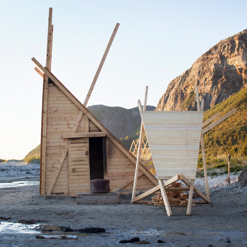 rintala eggertsson architects salt festival installations norway designboom