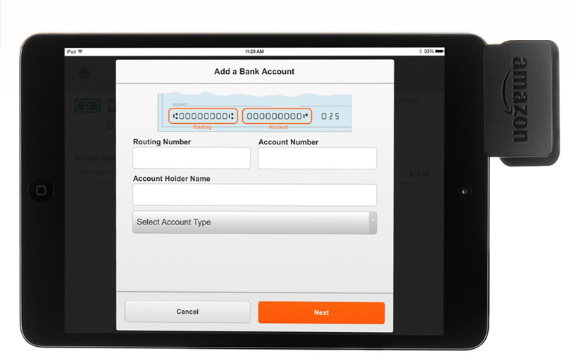amazon introduces local register secure card reader and mobile app