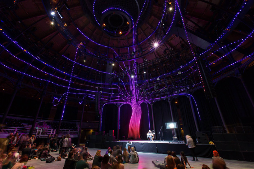 atmos studio arboreal lighting camden roundhouse designboom