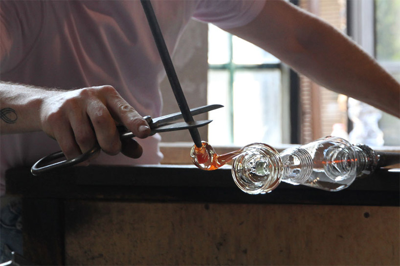carlo moretti glassblowing factory designboom