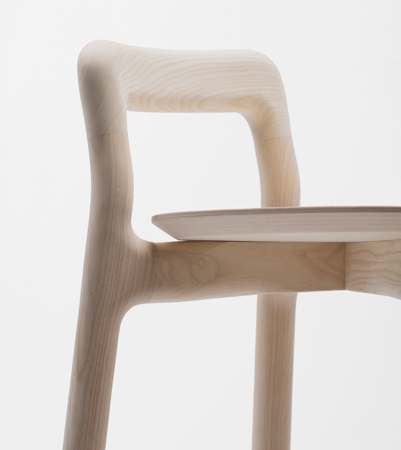 branca stool by inudstrial facility for mattiazzi mimics branches in nature