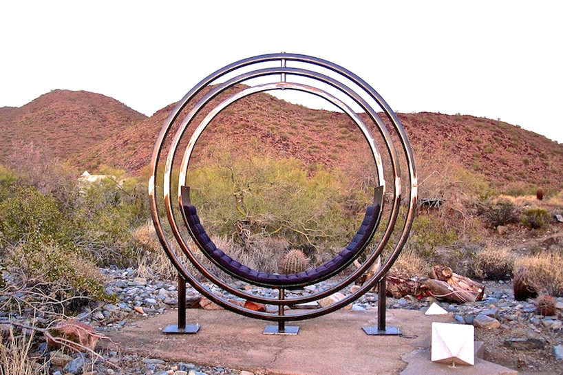 kate brown conceives etazin chair based on japanese moon gates