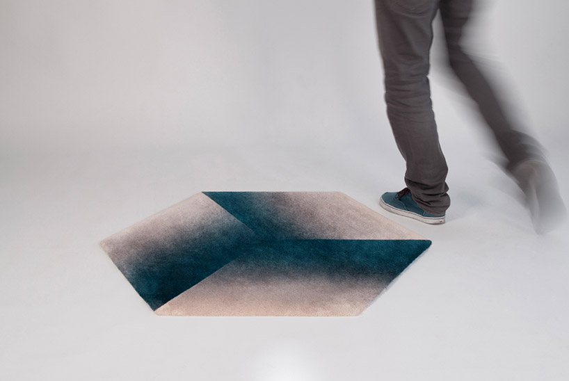 luis nascimento gradient rug hand-tufted