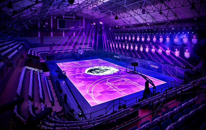 LED Basketball Court