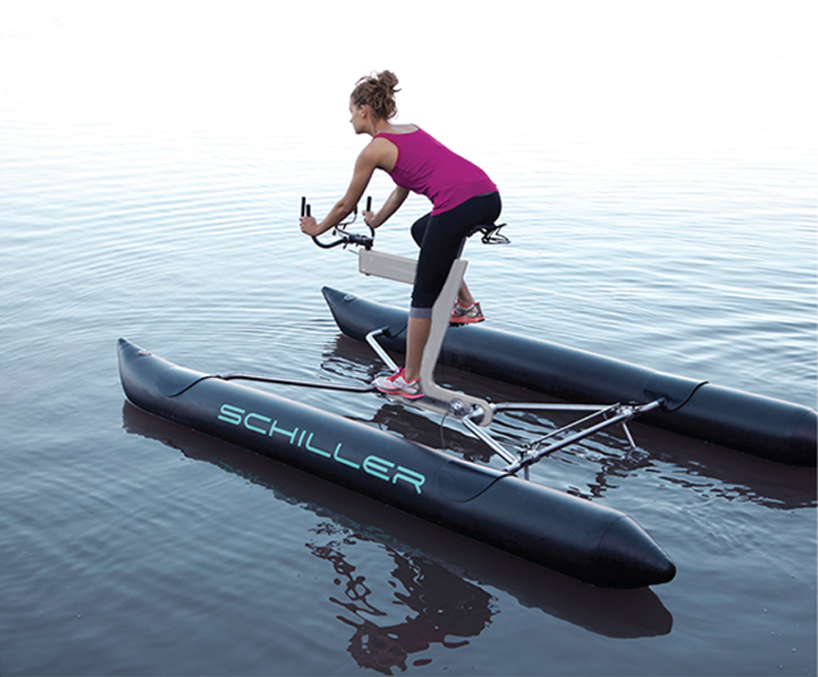 schiller sport X1 water bike creates new aquatic cycling ...
