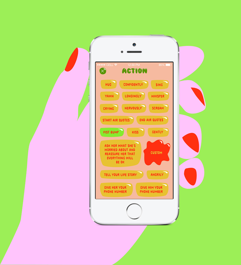 somebody app by miranda july delivers texts verbally from a nearby stranger