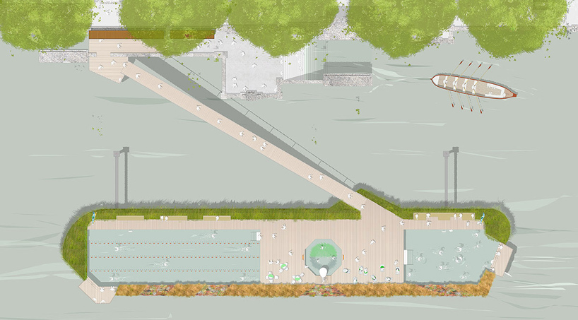 the thames bath project studio octopi london swimming designboom