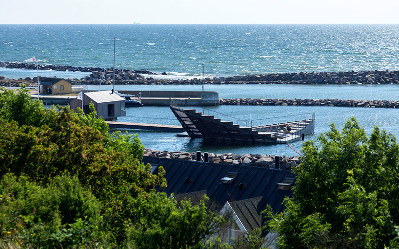white arkitekter hasle harbour bath bornholm denmark designboom