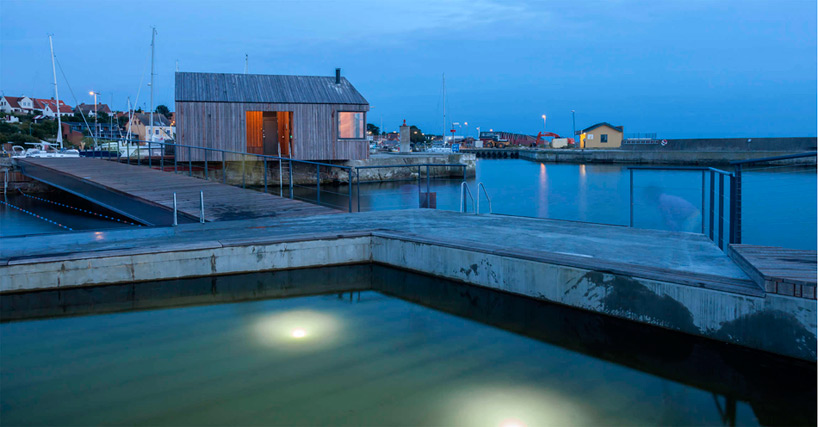 white arkitekter hasle harbour bath bornholm denmark designboom
