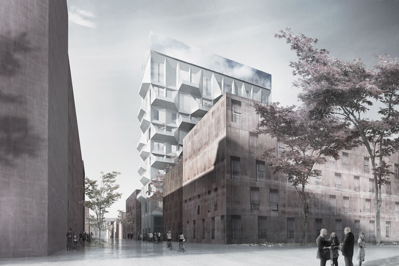 COBE the silo nordhavnen copenhagen designboom