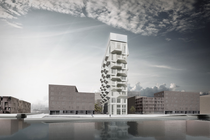 COBE the silo nordhavnen copenhagen designboom