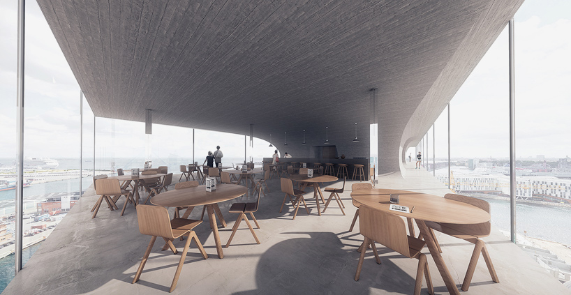 COBE the silo nordhavnen copenhagen designboom