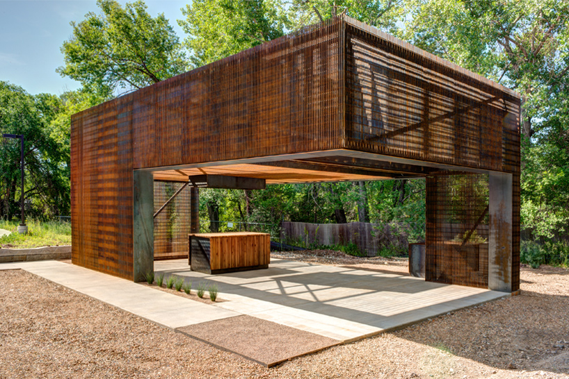 steel grate urban farming classroom by colorado building ...