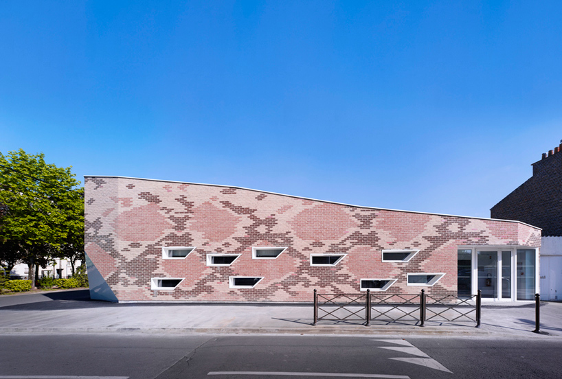 d'houndt + bajart architectes school canteen bert-blum lille designboom