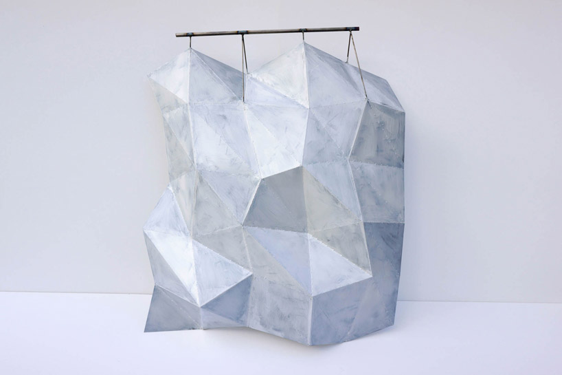 julian mayor faceted installation at START menswear for LDF 2014