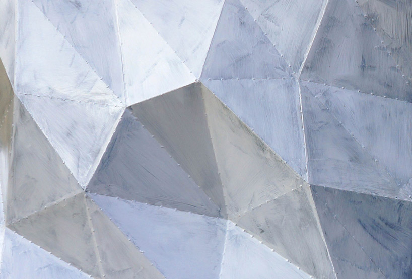 julian mayor faceted installation at START menswear for LDF 2014