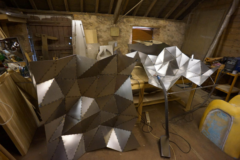 julian mayor faceted installation at START menswear for LDF 2014