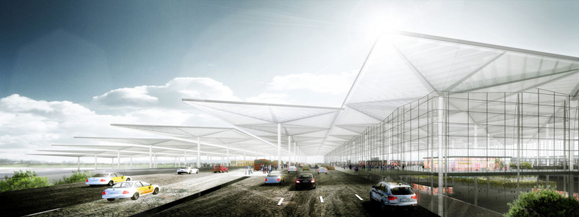 loguer jahn mexico city airport competition designboom