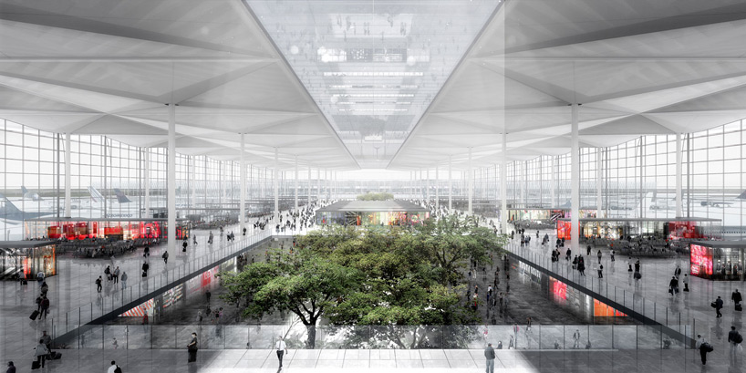 loguer jahn mexico city airport competition designboom