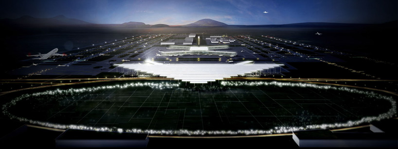loguer jahn mexico city airport competition designboom